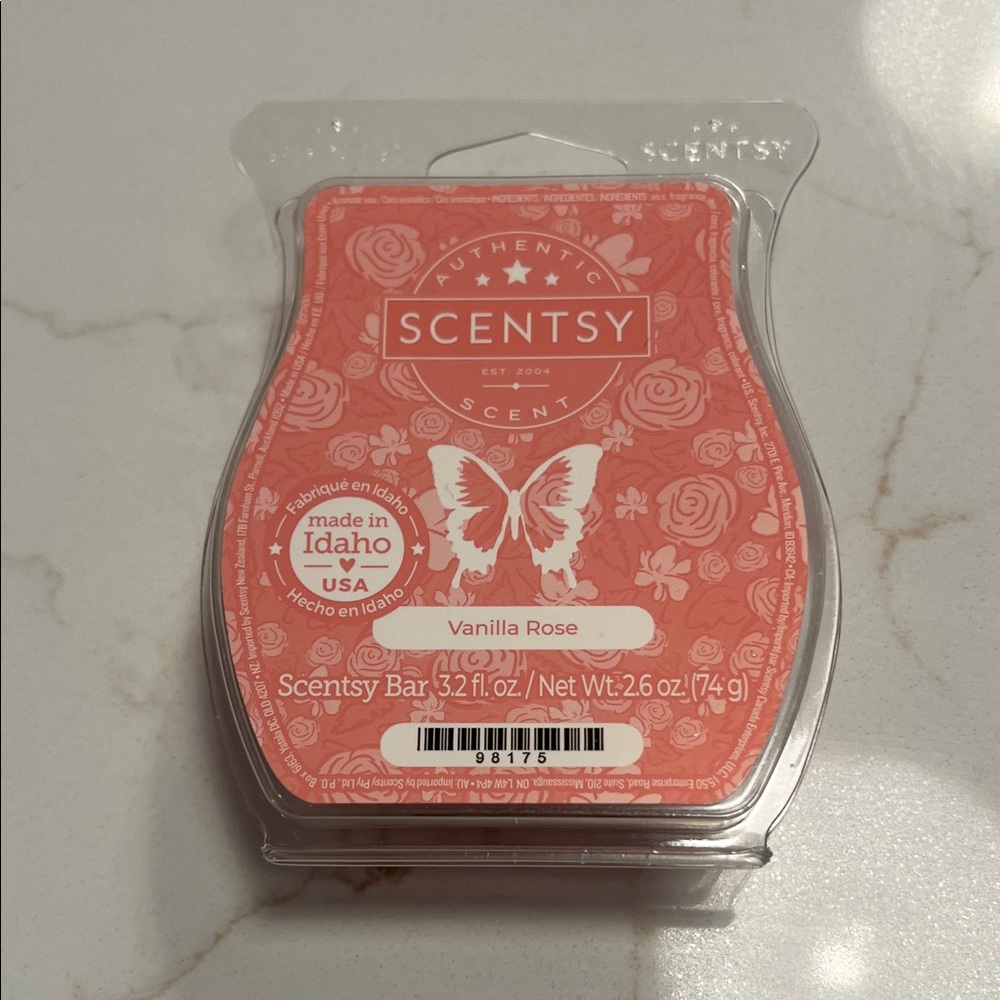 Scentsy Vanilla Rose Scented Bar - New